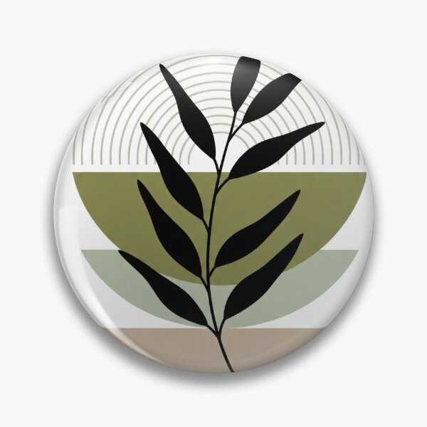 Item preview, Minimalist Branch Geometric Arc Composition designed and sold by PixorStudio.