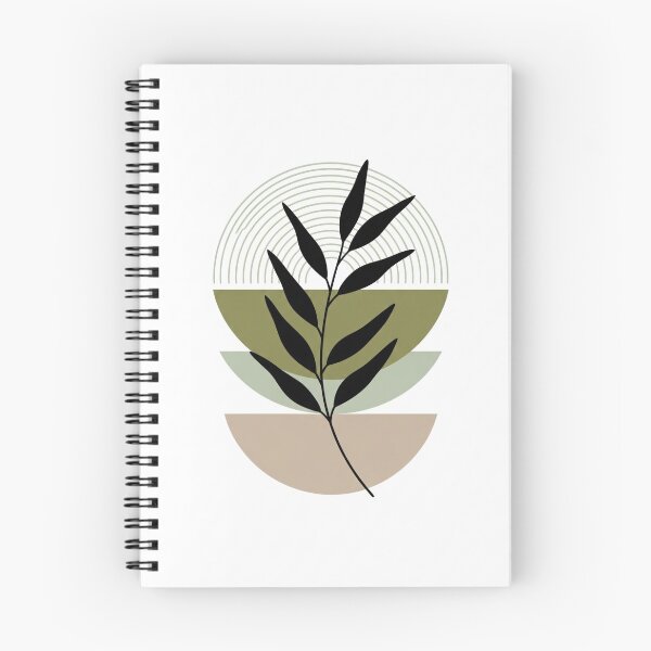 Item preview, Minimalist Branch Geometric Arc Composition designed and sold by PixorStudio.