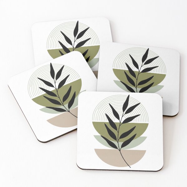 Item preview, Minimalist Branch Geometric Arc Composition designed and sold by PixorStudio.
