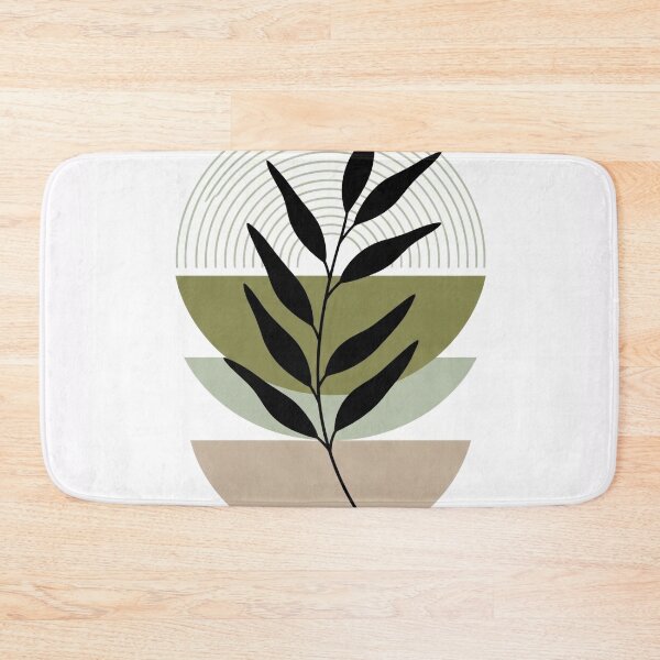 Item preview, Minimalist Branch Geometric Arc Composition designed and sold by PixorStudio.