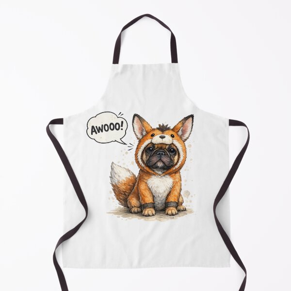 Item preview, French Bulldog Fox Costume – Cute Awoo Frenchie designed and sold by shallia.