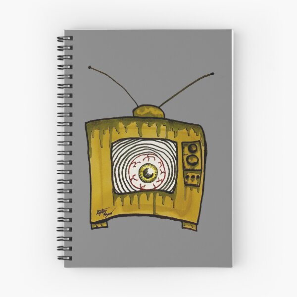 Item preview, Hypnotic Eye Retro TV Surreal Illustration designed and sold by Grimmlar.