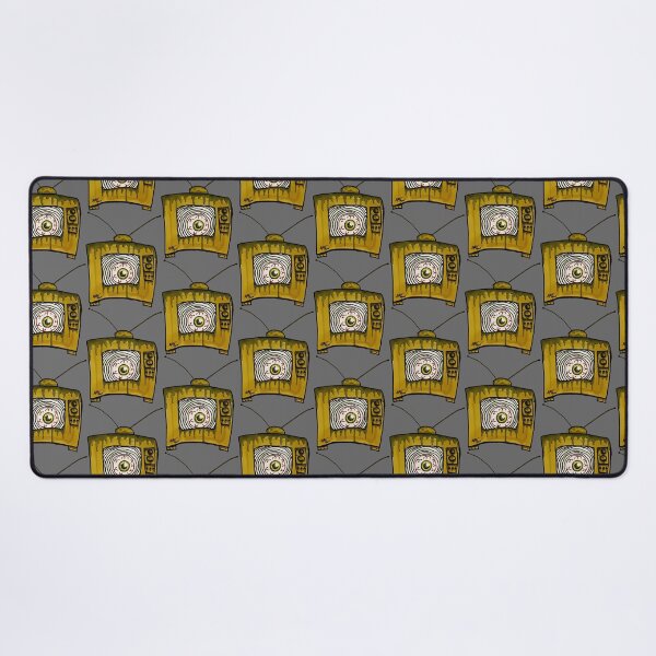 Item preview, Hypnotic Eye Retro TV Surreal Illustration designed and sold by Grimmlar.