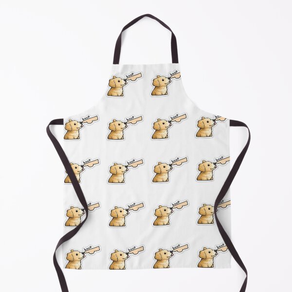 Item preview, Boop - GOLDEN RETRIEVER getting a tap on the nose -STICKER designed and sold by CROFTARTS.