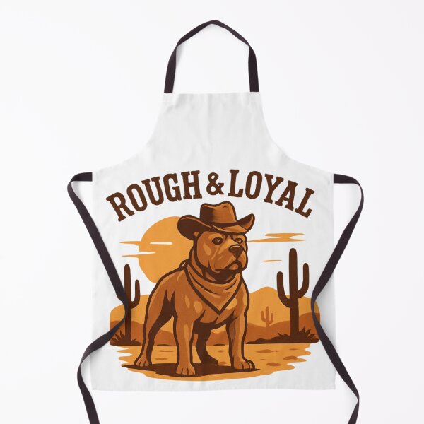 Item preview, Pitbull Rough and Loyal Desert Scene designed and sold by My Pitbull Place.