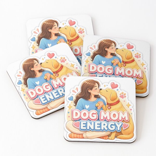 Item preview, Dog Mom Energy Cute Aesthetic Dog Lover designed and sold by DrakeDogShop.