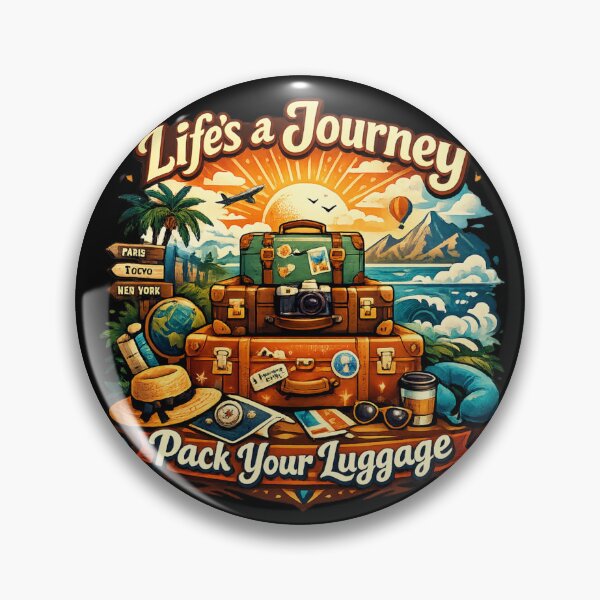 Item preview, Pack Your Luggage – Retro Travel Adventure Vibes ?✈️ designed and sold by KSz2026.