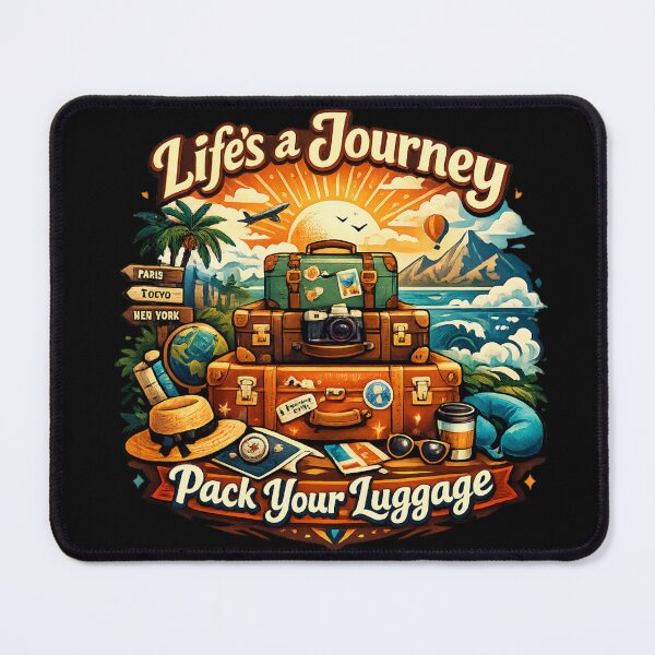 Item preview, Pack Your Luggage – Retro Travel Adventure Vibes ?✈️ designed and sold by KSz2026.