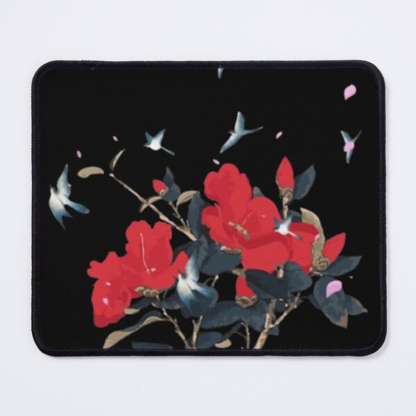 Item preview, Red flowers bird haven  designed and sold by Icarios.