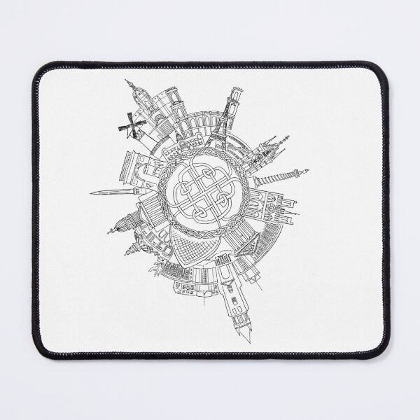 Item preview, Paris with a Celtic pattern designed and sold by artisterik.