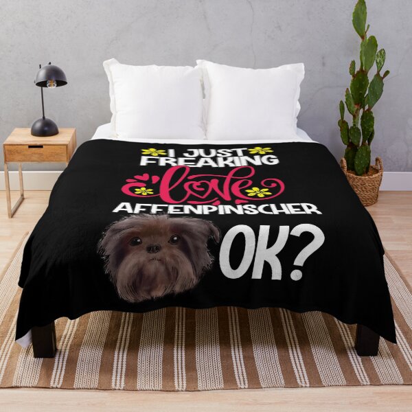 Item preview, I Just Freaking Love Affenpinscher Ok designed and sold by CosmoKitsch.
