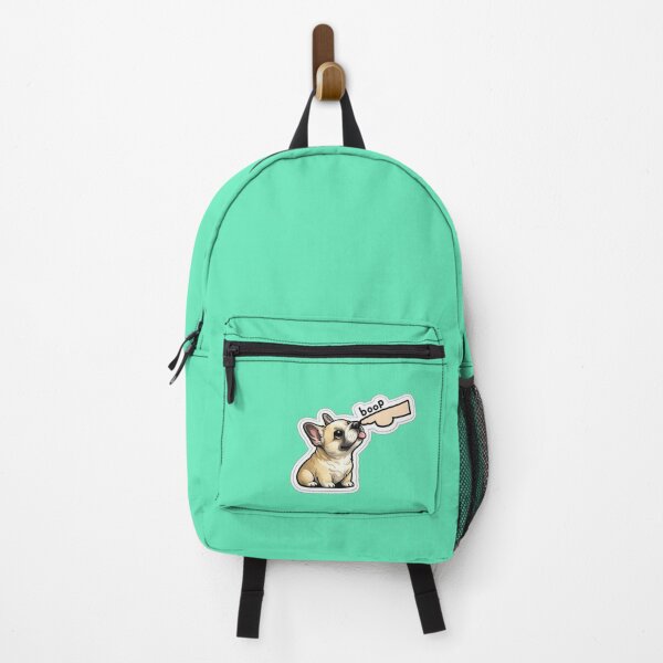 Item preview, Boop - FRENCH BULLDOG  getting a tap on the nose -STICKER designed and sold by CROFTARTS.