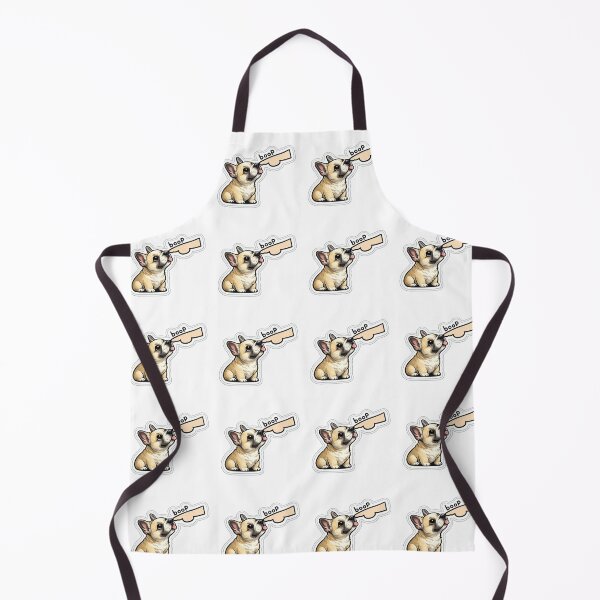 Item preview, Boop - FRENCH BULLDOG getting a tap on the nose -STICKER designed and sold by CROFTARTS.