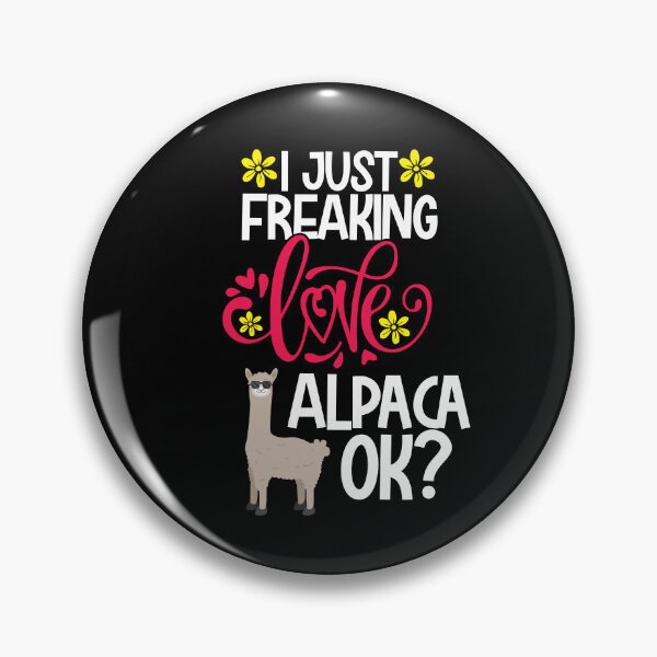 Artikelvorschau, Ich liebe Alpakas einfach total. Okay. entworfen und verkauft von CosmoKitsch.