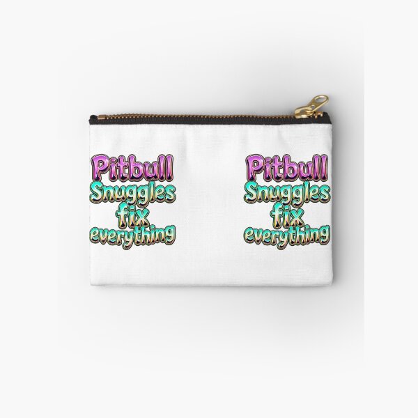 Item preview,  Pitbull Snuggles Colorful Large Metallic Bubble Letters designed and sold by My Pitbull Place.