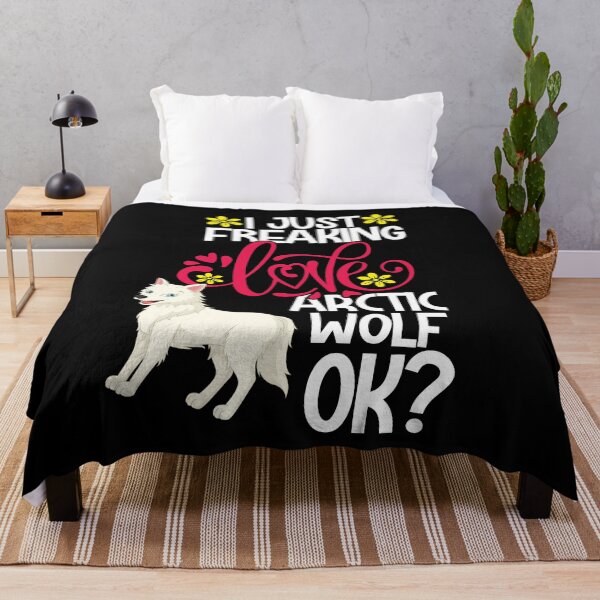 Item preview, I Just Freaking Love Arctic Wolf Ok designed and sold by CosmoKitsch.