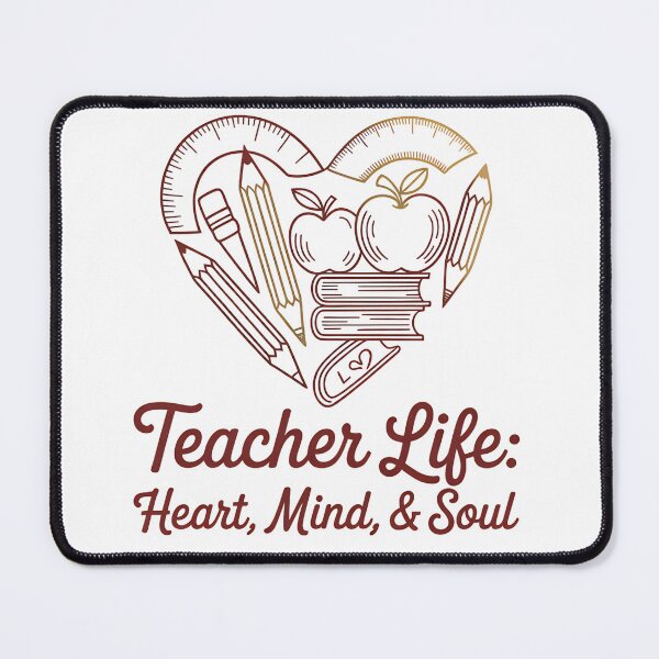 Item preview, Teacher Life Heart - School Supplies Doodle Graphic  - Teacher Appreciation designed and sold by DAMi STORE.