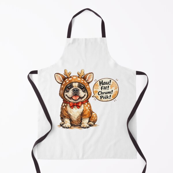 Item preview, Cute Bulldog Dressed as a Fawn – Funny designed and sold by shallia.
