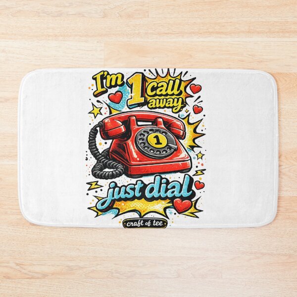Item preview, one call away designed and sold by craftoftee.