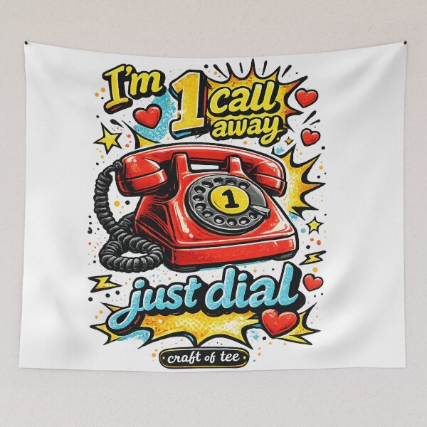 Item preview, one call away designed and sold by craftoftee.