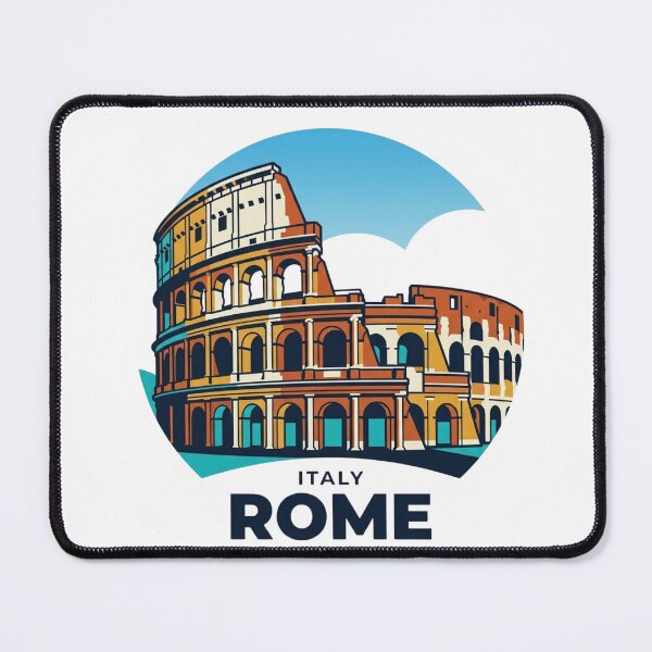 Item preview, Rome Colosseum Bold Retro Graphic Travel Art designed and sold by Inkworksbyshery.