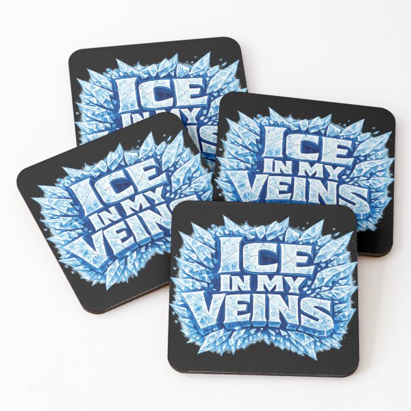 Item preview, Ice In My Veins Frozen Typography Streetwear Athlete Motivation designed and sold by Xemora.
