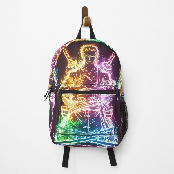 Item preview, Roronoa Zoro | Neon Samurai Swordsman Aura – Anime Inspired Warrior Glow Art designed and sold by Dyan4.