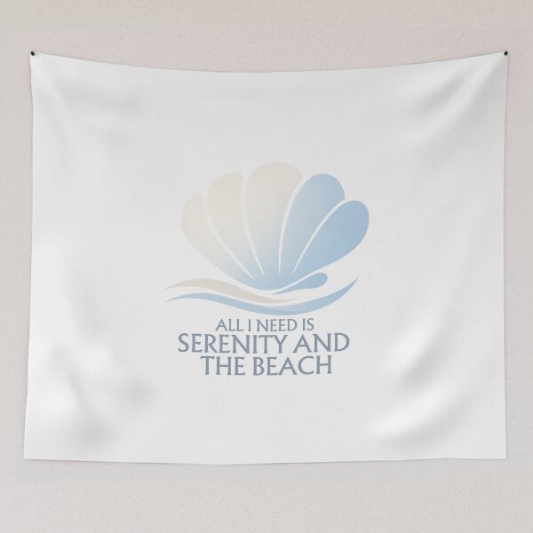 Item preview, All I Need Is Serenity And The Beach designed and sold by LuveraxArt.