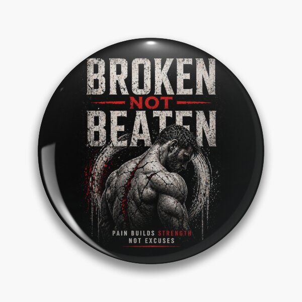 Item preview, Broken Not Beaten designed and sold by Midnight Mood.