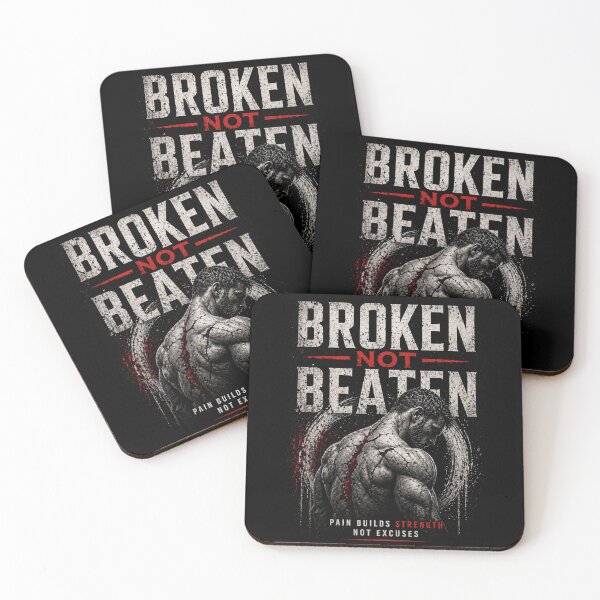 Item preview, Broken Not Beaten designed and sold by Midnight Mood.