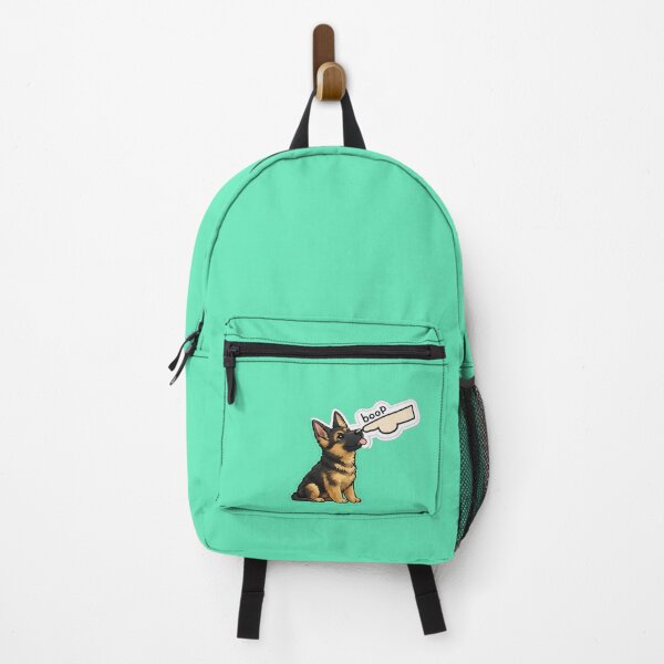 Item preview,  BOOP - German shepherd getting a tap on the nose -STICKER designed and sold by CROFTARTS.