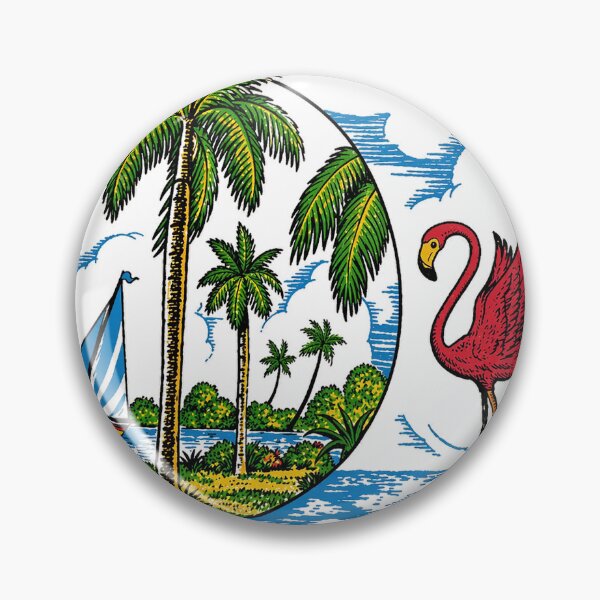 Artikelvorschau, Souvenirhemd aus den 1950er Jahren – Tropisches Florida entworfen und verkauft von Tonyv773.