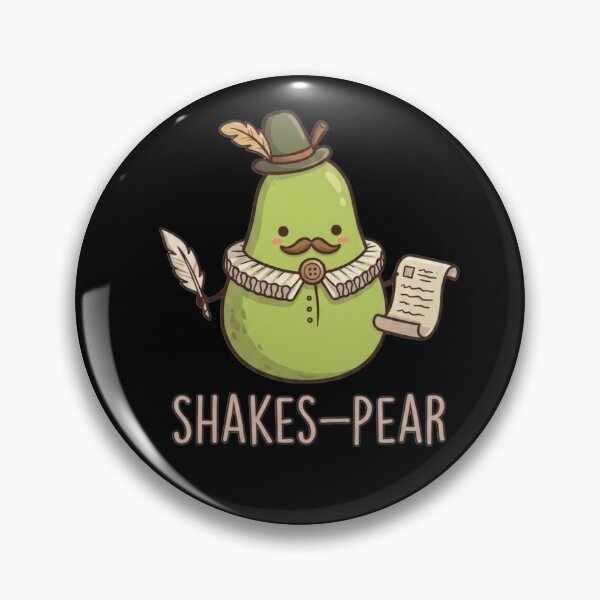 Item preview, Shakes-Pear Funny William Shakespeare Literary Pun designed and sold by TinyJoy Studio.
