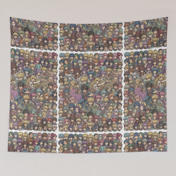 Item preview, Anime character pattern design designed and sold by snoWorkshop.