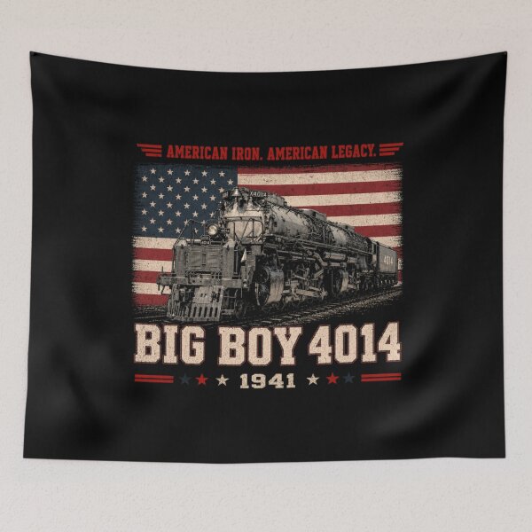 Item preview, Big Boy 4014 Steam Locomotive American Iron Train Enthusiast designed and sold by Ali-printshop.