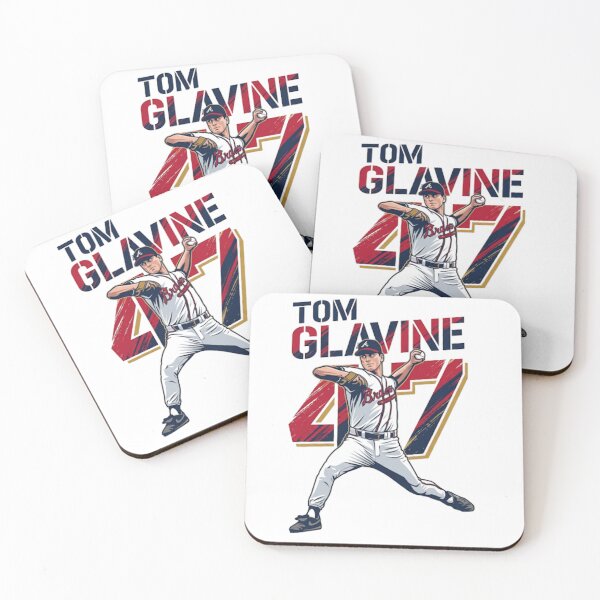 Item preview, Tom Glavine #47 - Atlanta Baseball Legend - Vintage Pitcher Art designed and sold by Thogan0416.