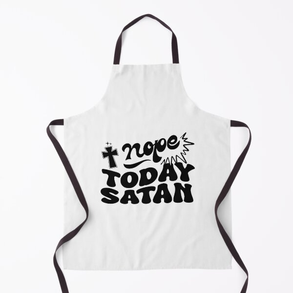 Item preview, Nope Today Satan; designed and sold by StickerApe.
