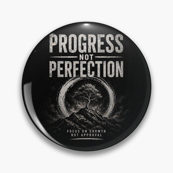 Item preview, Progress Not Perfection designed and sold by Midnight Mood.