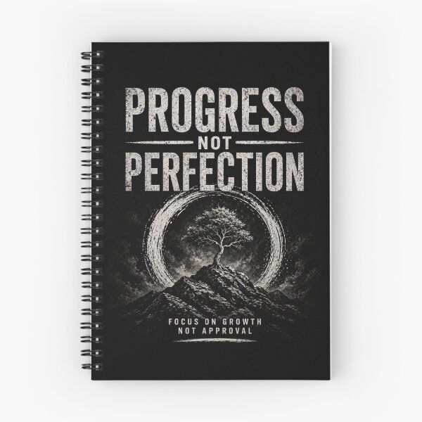 Item preview, Progress Not Perfection designed and sold by Midnight Mood.