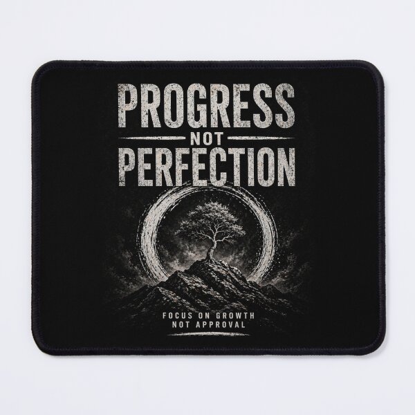 Item preview, Progress Not Perfection designed and sold by Midnight Mood.