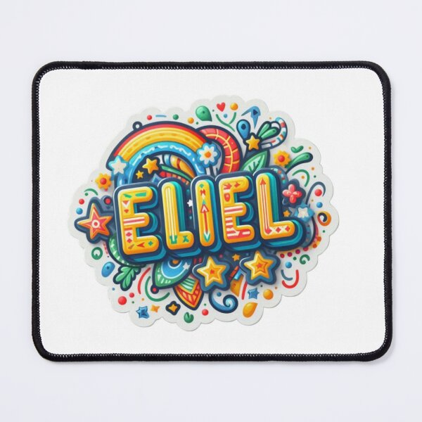Item preview, Eliel Name Design – Modern Typography with Elegant Style designed and sold by Lellenatavarez.