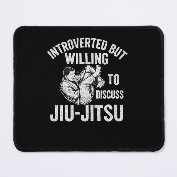 Item preview, Introverted But Willing To Discuss Jiu Jitsu designed and sold by SiarheiYur.