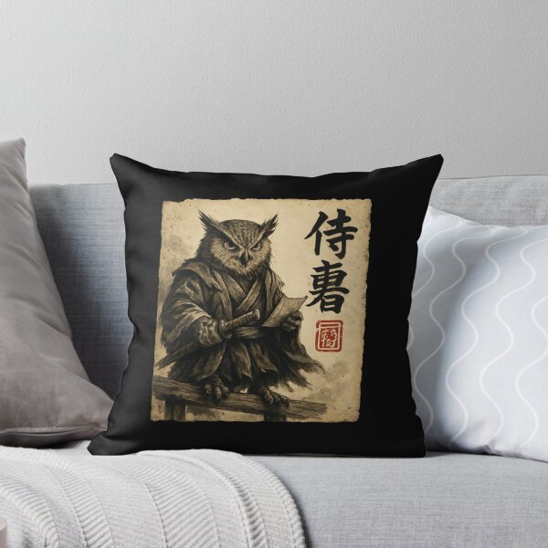 Item preview, Samurai Owl Scroll Warrior designed and sold by SiarheiYur.