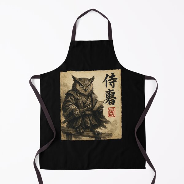 Item preview, Samurai Owl Scroll Warrior designed and sold by SiarheiYur.
