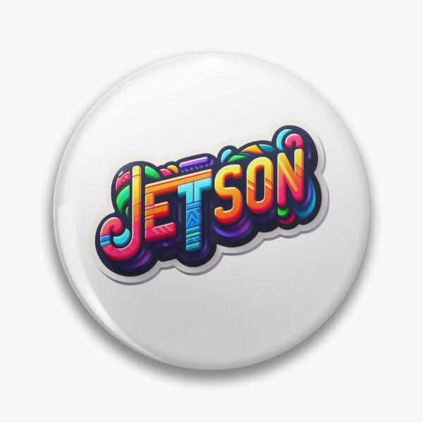 Item preview, Jetson Name Design – Futuristic Style with Bold Appeal designed and sold by Lellenatavarez.