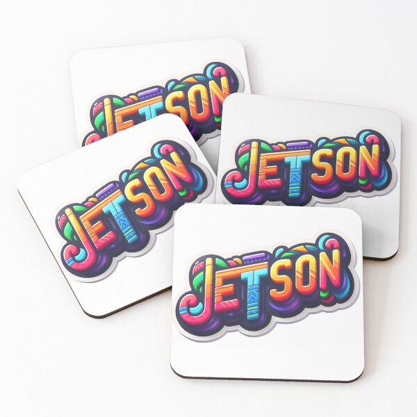 Item preview, Jetson Name Design – Futuristic Style with Bold Appeal designed and sold by Lellenatavarez.