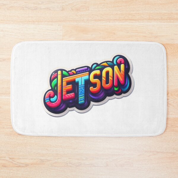 Item preview, Jetson Name Design – Futuristic Style with Bold Appeal designed and sold by Lellenatavarez.