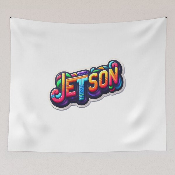 Item preview, Jetson Name Design – Futuristic Style with Bold Appeal designed and sold by Lellenatavarez.