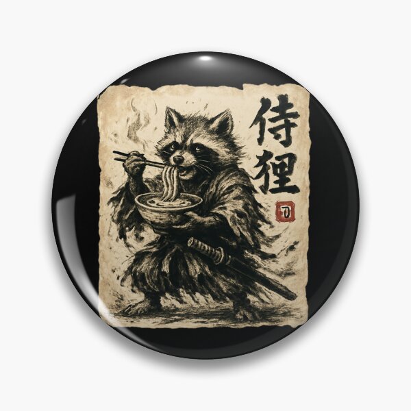 Item preview, Ramen Ronin Raccoon designed and sold by SiarheiYur.