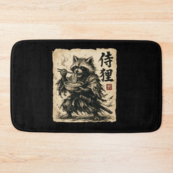 Item preview, Ramen Ronin Raccoon designed and sold by SiarheiYur.